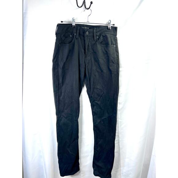 Lucky Brand Men’s 121 Slim Straight Stretch Pants, Black, Size 29 x 32 - Picture 16 of 16